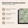 Klassiek - Botanisch - Groen Inductie beschermer vinyl 3mm middel 274 -vsfeer2_ENG