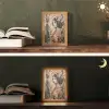 Kimono - Vrouw - kersenbomen Light Box met kabel (Tafellamp) klein -sfeer3