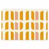 Geometrisch - Patroon - Geel - Roze Placemat vinyl groot 368 -zzsfeer1_Kitchenyeah-website