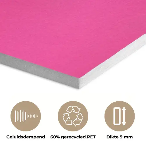 Minimalistisch - Oog - Roze PET vilt klein -closeup_NL