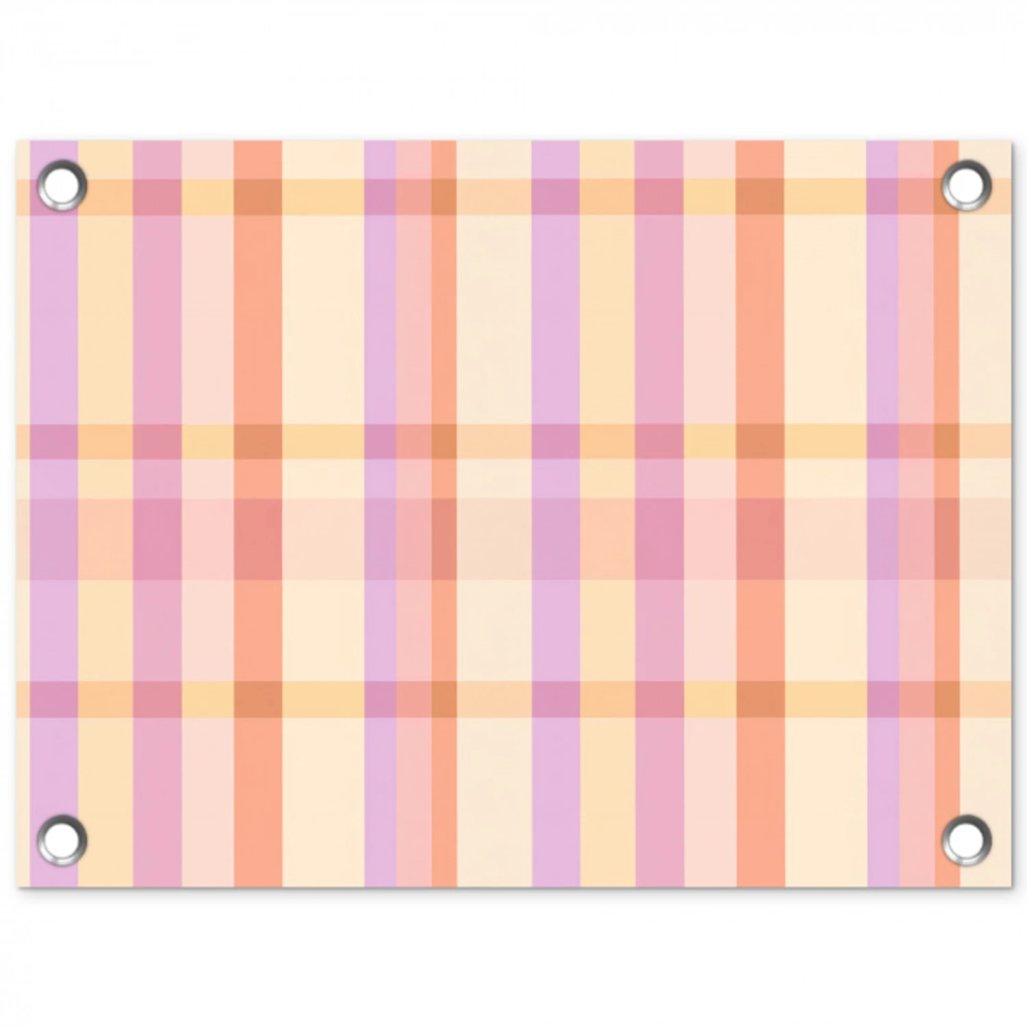 Pastel - uitpatroon - Geometrisch tuinposter los doek klein 239 -3d