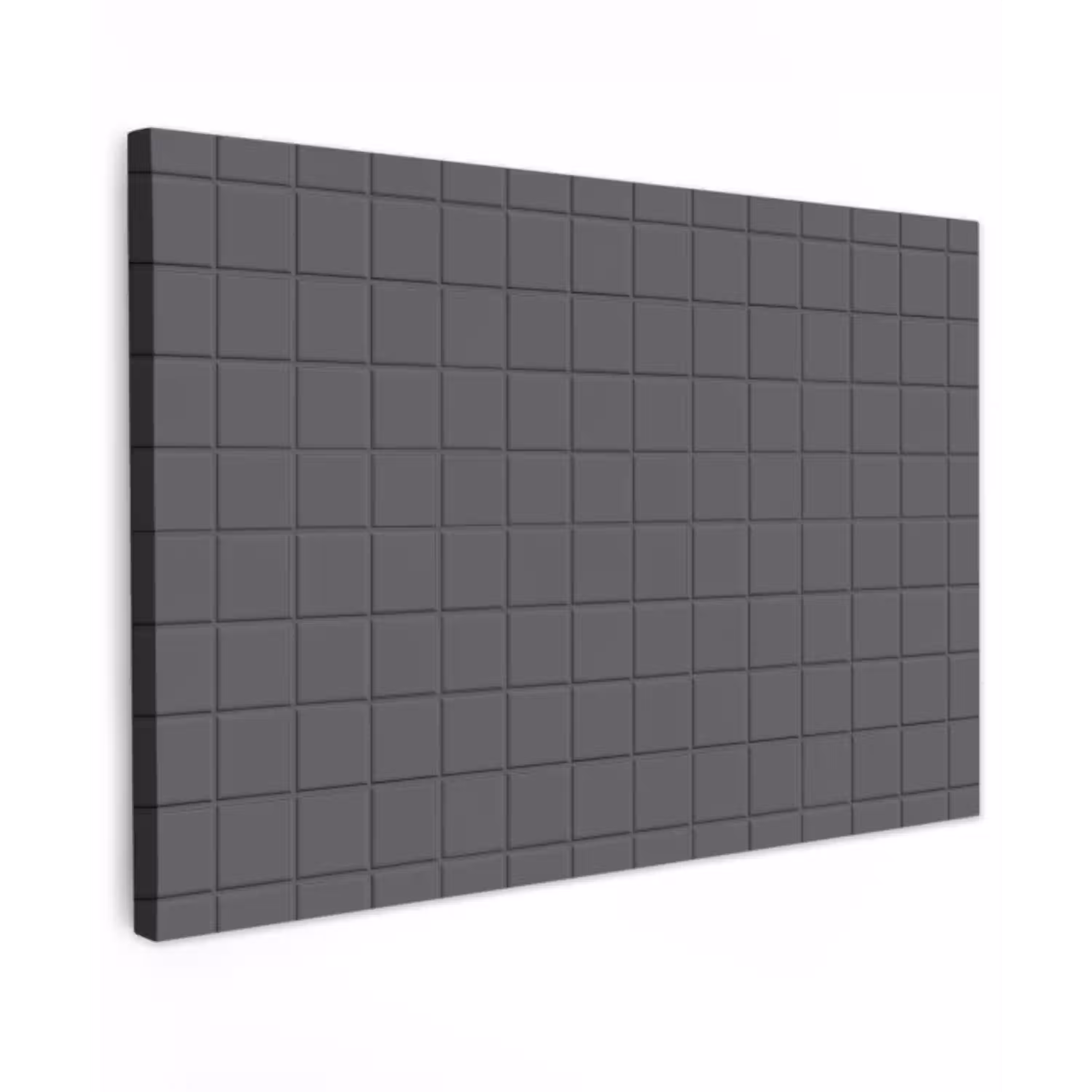 Patroon - Tegel - Grafiet - Grijs canvas 2cm klein 34 -z3d