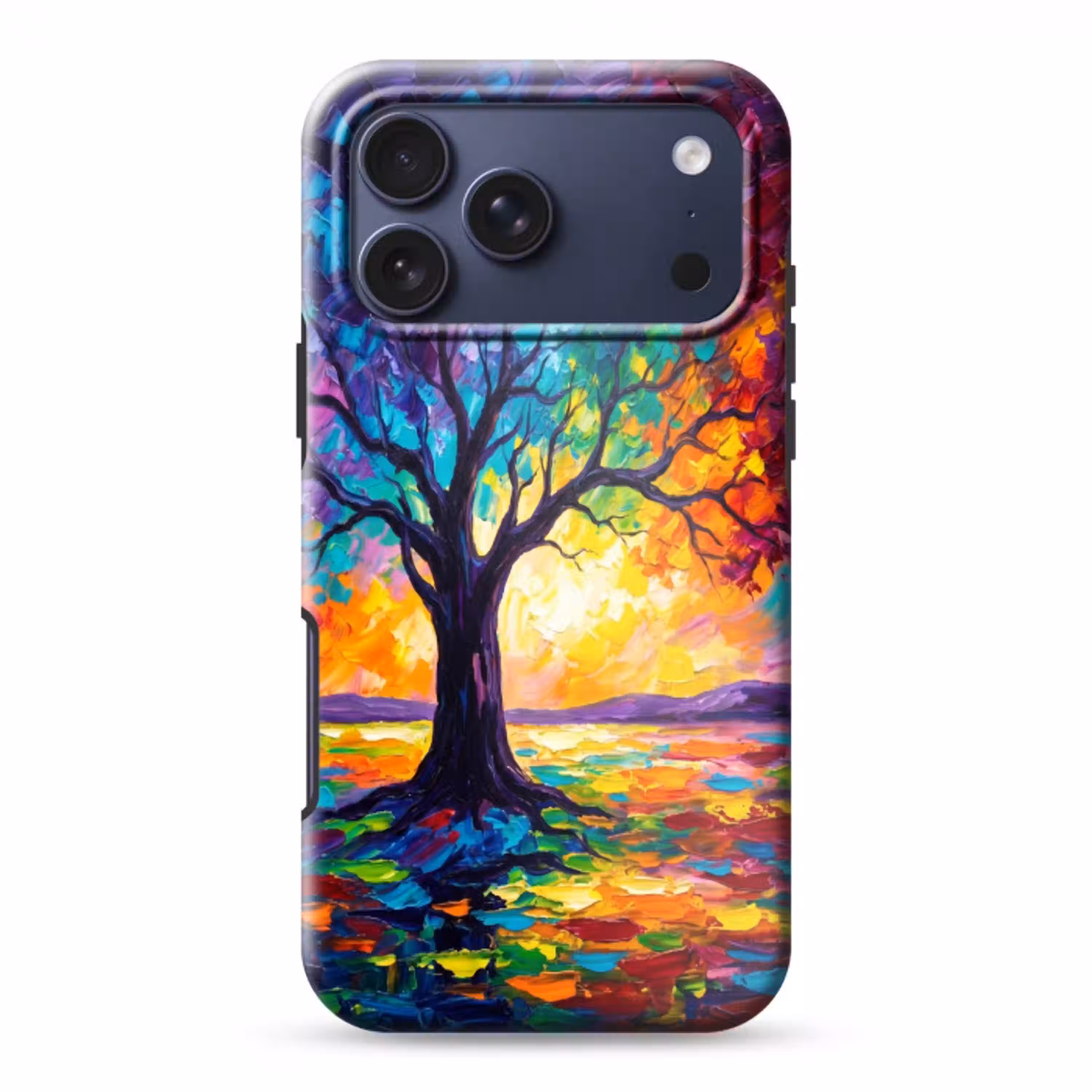 Boom - Landschap - Natuur - Abstract - Kleurrijk Toughcase MagSafe Apple iPhone 17 Pro Max klein -3d