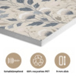 Klassiek - Botanisch - Kleurrijk PET vilt klein 837 -closeup_DE