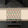 Barok - Retro - Kleurrijk keuken achterwand spatscherm klein 900 -sfeer1
