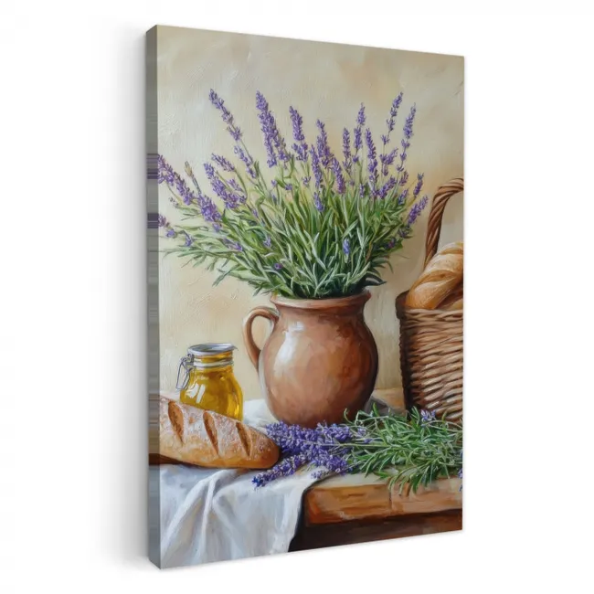 Lavendel - Brood - Stilleven KitchenYeah - Keuken - Canvas klein -3d