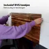 Hardhout - Robuust - Patronen Inductie beschemer met haakjes klein 777 -ky-ophangen-nl