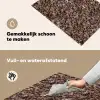 Graniet - Bruin - Structuur Inductie beschemer met haakjes klein 777 -ky-schoon-nl