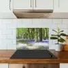 Bos - Pad - Bloemen - Paars - Groen - Natuur keuken achterwand spatscherm klein -sfeer2