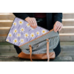 Modern - Madelief - Paars laptophoes neopreen klein 279 -tas