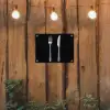 Bestek - Klassiek - Elegant tuinposter los doek klein -sfeer1