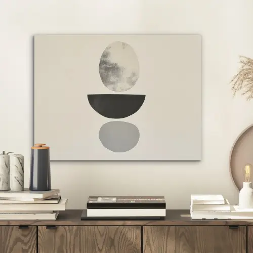 Beige - Japandi - Wabi sabi PET vilt klein -sfeer1