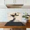 Vrouw - Hoed - Verf keuken achterwand spatscherm klein -sfeer2