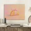 Croissant - Strik - Roze PET vilt klein -sfeer1