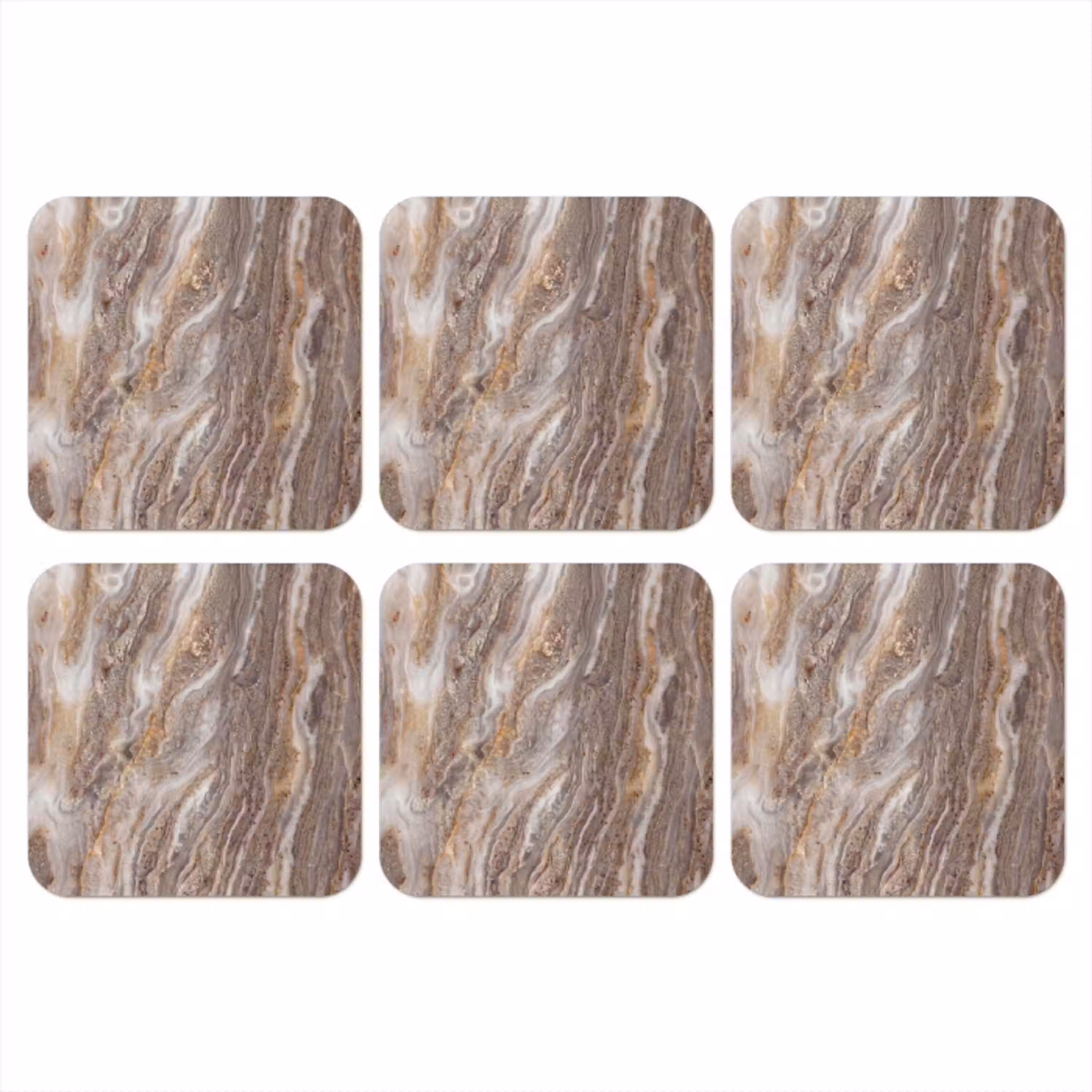 Textuur - Steen - Abstract - Beige onderzetter kurk middel -3d