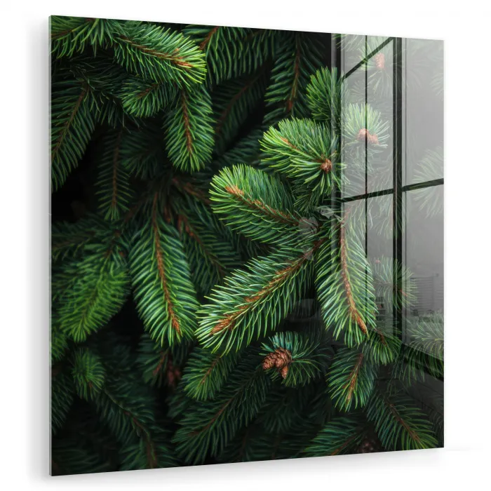 Sparrentakken - Knoppen - Naalden - Groen plexiglas 5mm klein -zzzproduct_nieuw