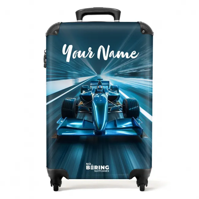 Blazing blue NBS - Handbagage koffer - Kinderen Unisex middel -productfoto_recht