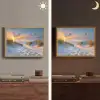 Zonsondergang - Strand - Natuur - Zee - Zomer Light Box met batterij (Wandlamp) middel -sfeer3