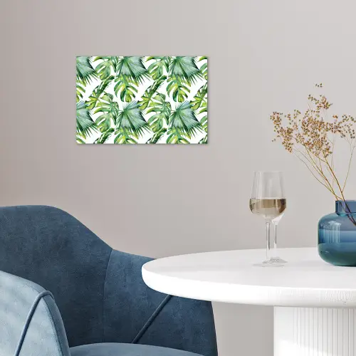 Bohemian - Bladeren - Bloemen - Tropisch poster papier klein -sfeer3