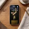 Sierlijk - Boeket - Goud - Vaas Telefoonhoesje iPhone 17 Pro klein -sfeer1