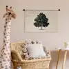 Eikenboom - Schaduw - Egaal Wandkleed katoen klein -wsfeer5_kind