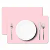 Bisou - Roze - Dikke letters Placemat vinyl groot -zzsfeer2_Kitchenyeah-website