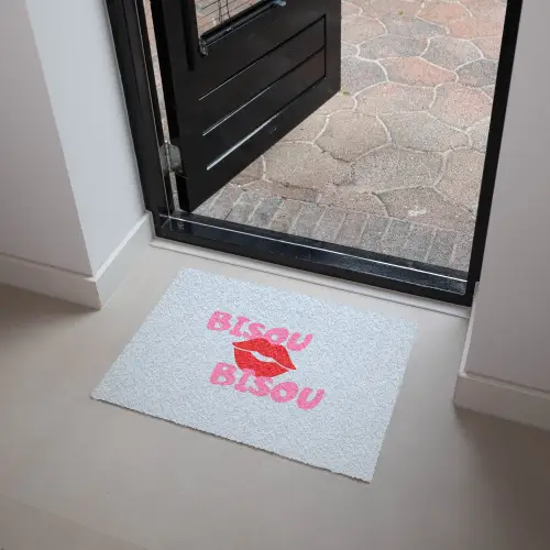 Lippen - Bisou - Blauw Deurmat klein -sfeer5