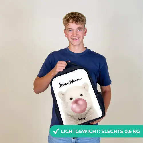 Bubblegum beer Rugzak - Zwart middel -sfeer7_NL