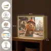 Bever - Bouw - Bouwhelm - Dier Light Box met batterij (Wandlamp kind) middel -USP_websiteoverzichtNL