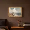 Klif - Zee - Boom Light Box met batterij (Wandlamp) middel -sfeer4