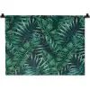 Bladeren - Jungle - Tropical Wandkleed katoen klein -zz3d