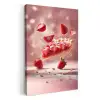 Aardbei - Taart- Eten - Roze KitchenYeah - Keuken - Canvas klein -3d