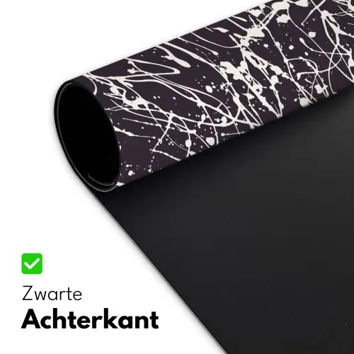 Spat - Waterverf - Wit Muismat XXL klein 681 -sfeer2