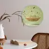 Pistache - Taart - Noten - Eten Akoestische PET Vilt - Rond klein -sfeer3