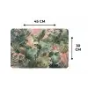 Compositie van bladeren - Groen - Roze Placemat vinyl groot -specs