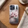 Bloesems - Meeldraden - Geel - Wazig Telefoonhoesje iPhone 17 Pro klein -sfeer1