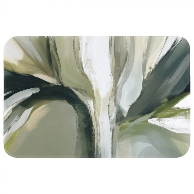 Badmat - Natuur - Abstract - Groen - Penseelstreken