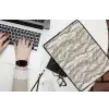 Slang - Patroon - Taupe laptophoes neopreen klein 279 -bureau