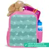 Zee - Dieren - Blauwe krab - Blauw Kinderrugzak - Roze middel 863 -inhoud_NL