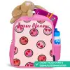 Hartje - Smiley - Patroon Kinderrugzak - Roze middel -inhoud_NL