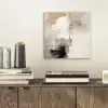 Abstract - Kunst - Grijs aluminium wit klein -sfeer1