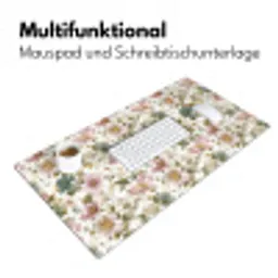 Bloemen - Patroon - Pastel Muismat XXL klein 681 -ysfeer4_duits