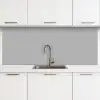 Grijs - Effen print keuken achterwand 2 middel 871 -3d