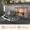 Doorkijk - Strand - Duinen - Zonsondergang keuken achterwand spatscherm klein -usp_NL