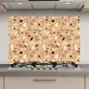 Terrazzo - Patroon - Kleurrijk - Oranje keuken achterwand spatscherm klein 900 -3d_website