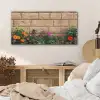 Bloemen - Bakstenen - Kleurrijk PET vilt middel -sfeer3