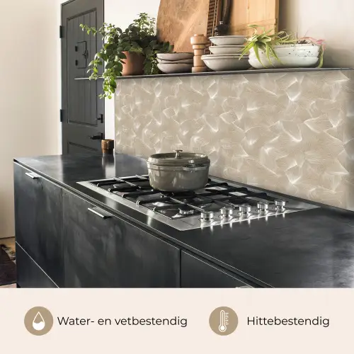 Organisch - Textuur - Beige keuken achterwand 2 middel 871 -usp_NL