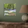 Bos - Pad - Bloemen - Paars - Groen - Natuur plexiglas 5mm klein -sfeer3