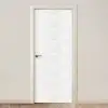 Wit - Marmer - Grijze aders deurposter klein 289 -3d_beige
