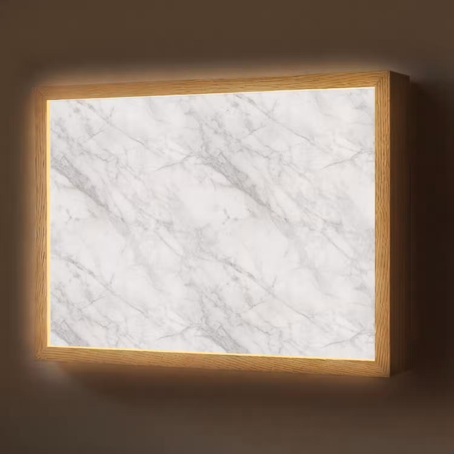 Lightbox - Wandlamp - Klassiek - Marmer - Grijs